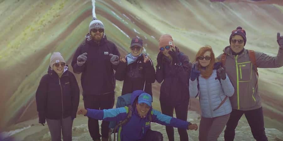 08am Departure Rainbow Mountain Tour: Late Morning Tour - Rainbow Mountain and its 35-minute viewpoint stop