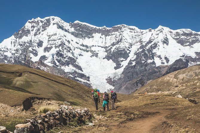 6 day Rainbow Mountain x Ausangate Trek - FlashpackerConnect - Day 5: Red Mountain Valley and the first sight of Rainbow Mountain
