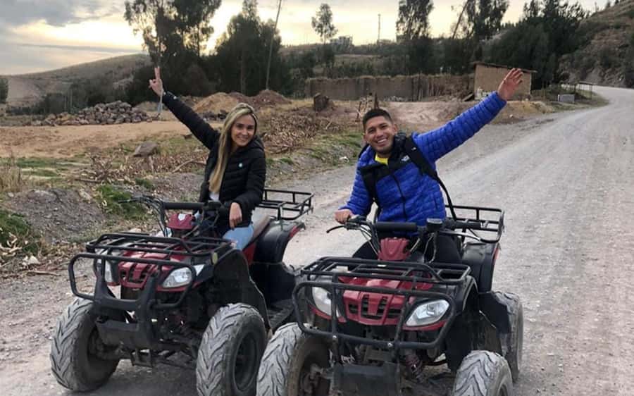 Cusco: Adobe of the gods on quad bikes tour - Learning the ATV at the Sencca base