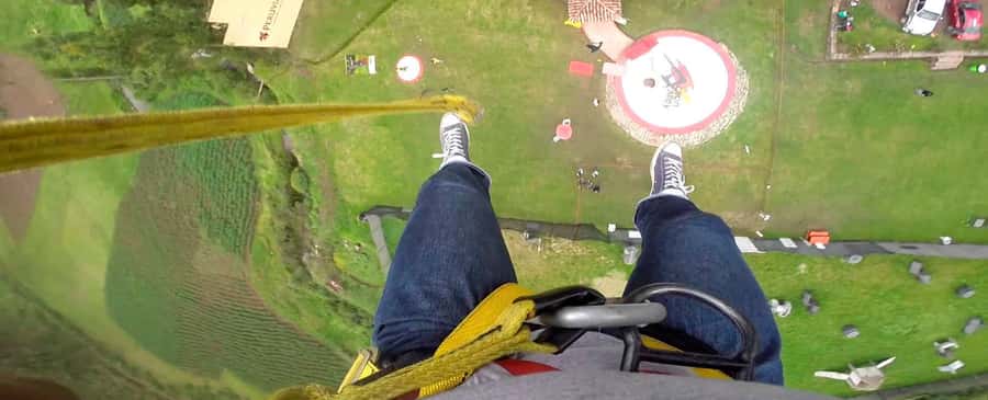 Cusco: Bungee Jump and Slingshot Combo Adventure - From Plazoleta Regocijo to the jump site