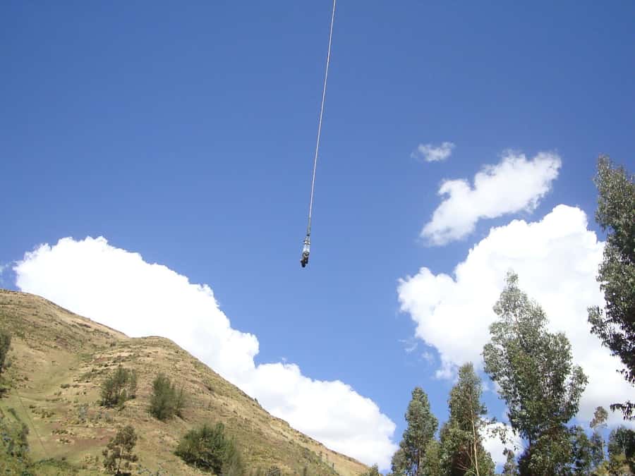 Cusco: Bungee Jump and Slingshot Combo Adventure - The 125-meter bungee jump