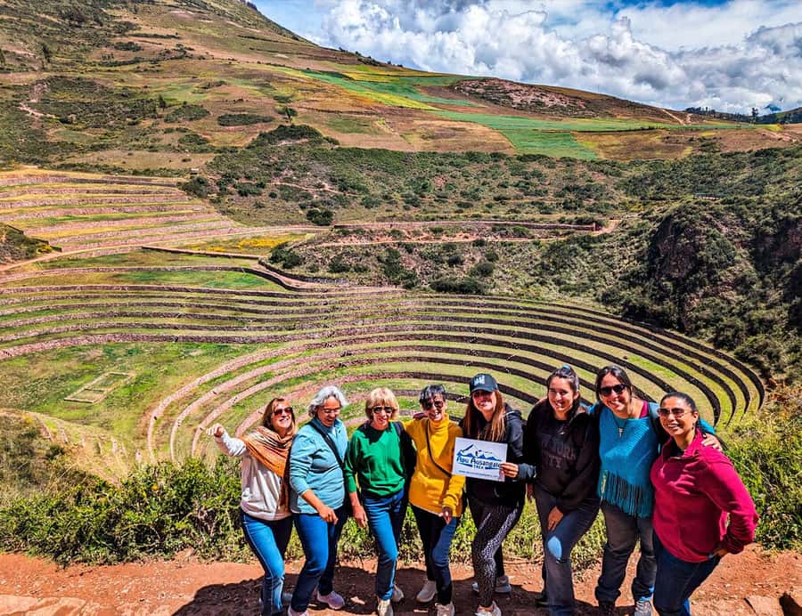 Cusco:Chinchero,Moray & Salt Mines drop-off in Ollantaytambo - Moray turns farming into great engineering
