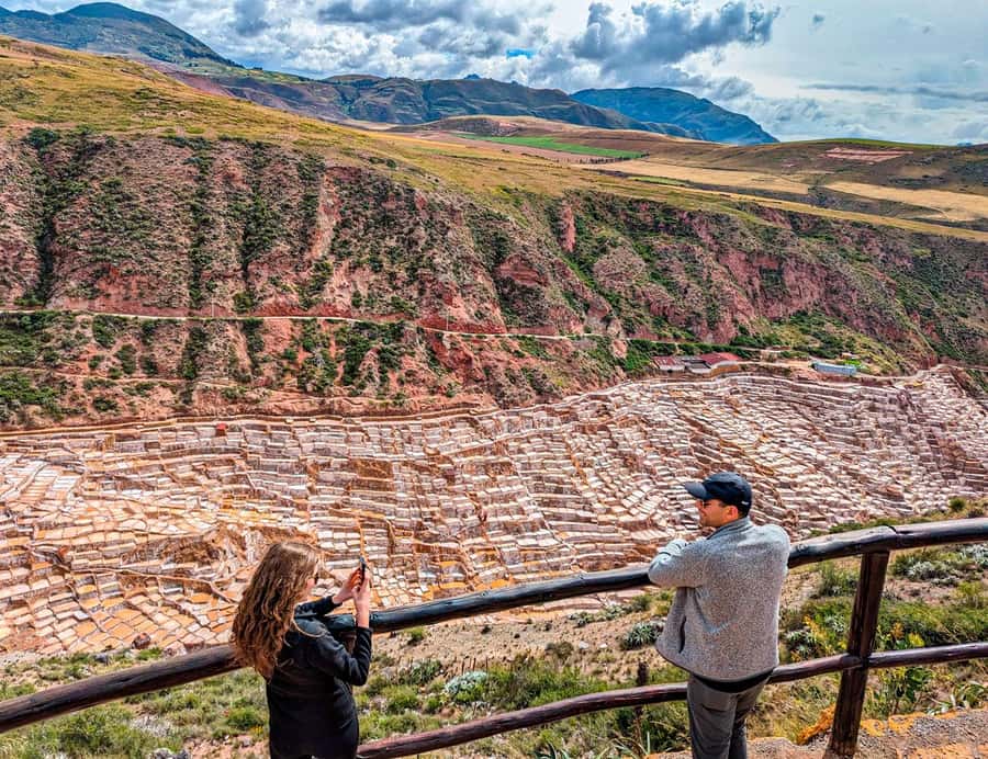 Cusco:Chinchero,Moray & Salt Mines drop-off in Ollantaytambo - Maras shows the practical side of salt