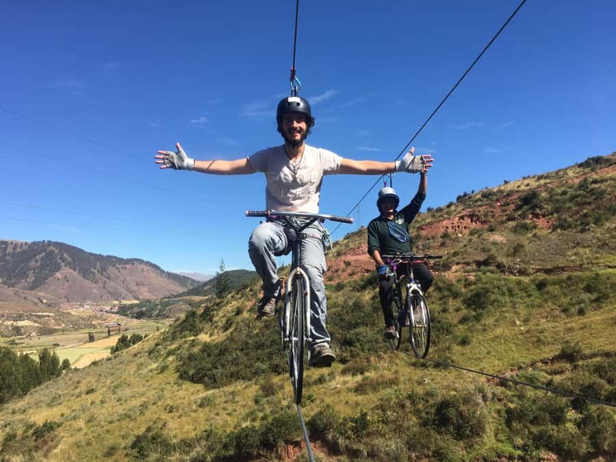 Cusco: Extreme Sky Bike and Rappelling Adventure - Getting fitted and learning the safety routine