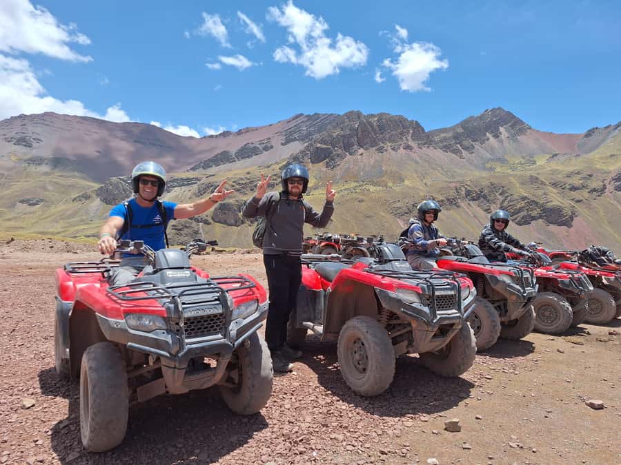 Cusco: Rainbow Mountain In Quad Bikes /walk 5 minutes/+meals - Key points at a glance