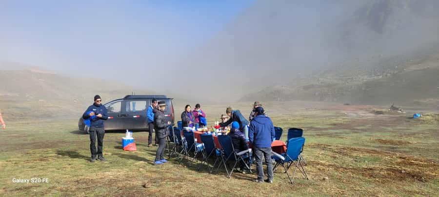 Cusco: Rainbow Mountain & Red Valley Tour with Picnic meals - The two-hour climb to Vinicunca
