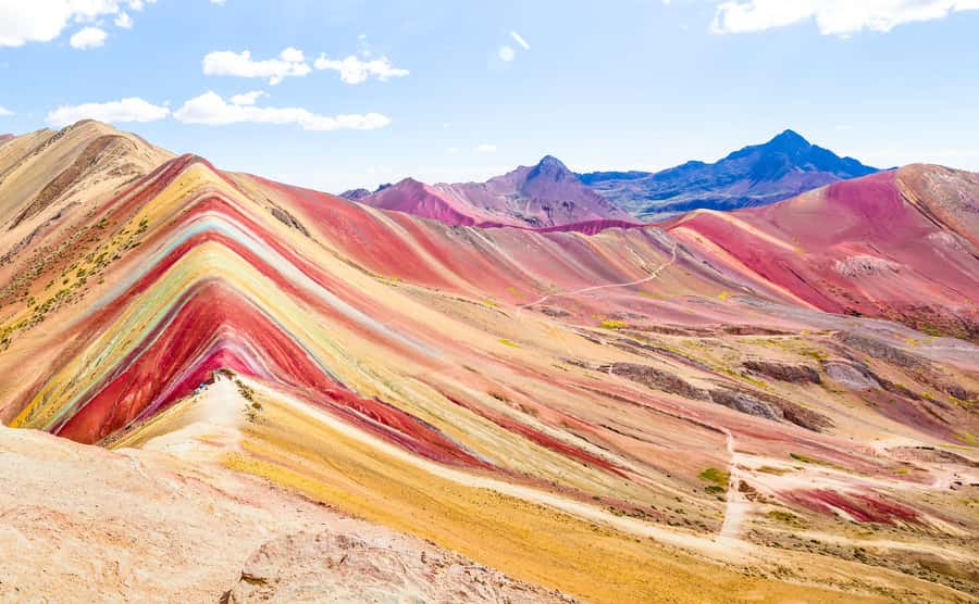 Cusco: Rainbow Mountain Tour with Meals & Red Valley Option - The descent, lunch, and long ride home
