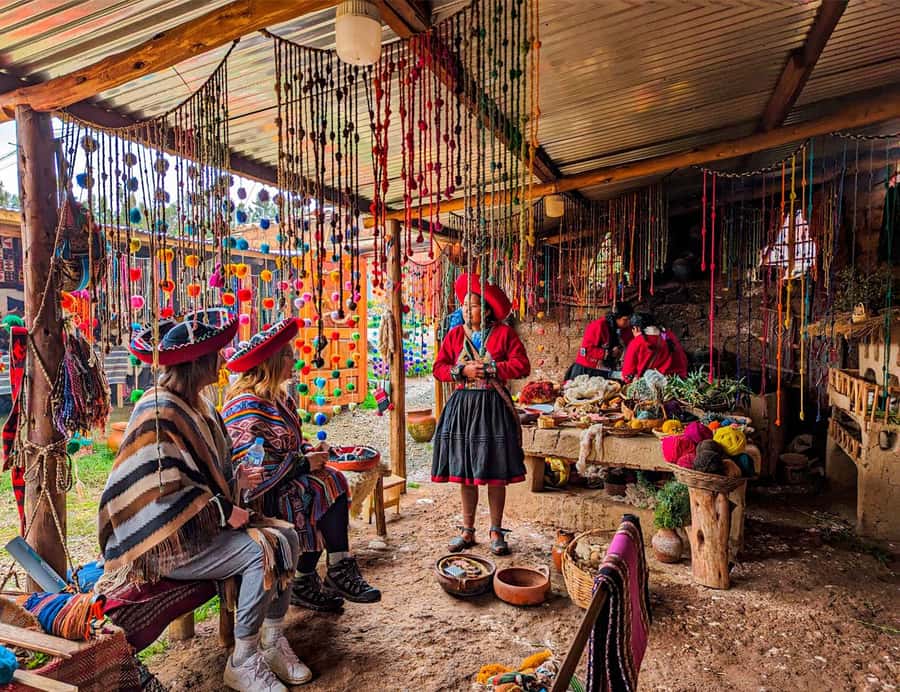 Cusco:Sacred Valley Pisaq,Ollantaytambo,Chinchero with Lunch - Chinchero’s church, terraces, and living textile skills