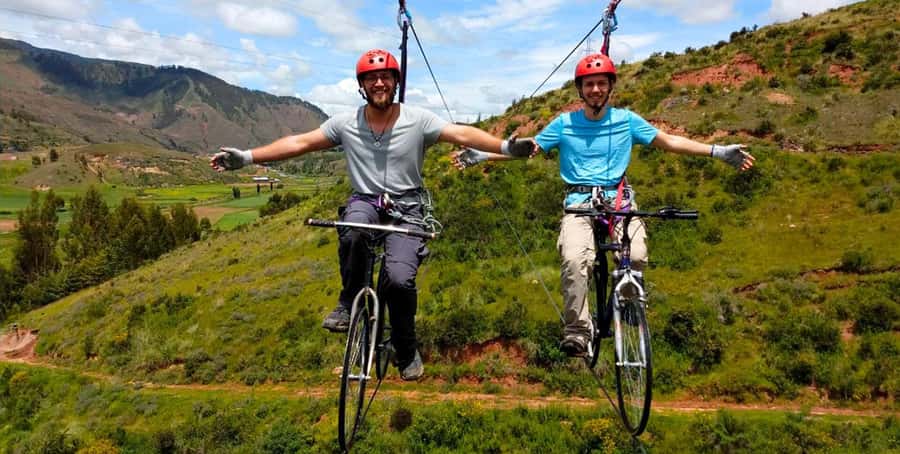 Cusco: Via Ferrata, Skybike, and Rappel Adventure - Meeting at the fountain in Cusco