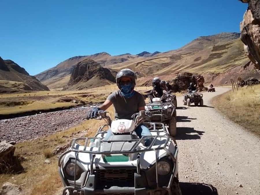 Excursion to Rainbow Mountain in ATV. - A 4:30 a.m. start from central Cusco