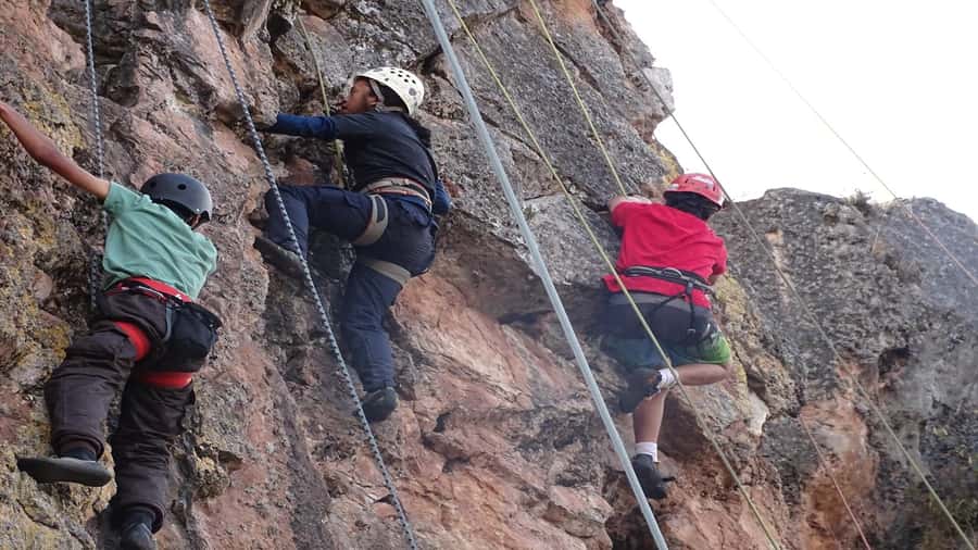 From Cusco: Balcony of the Devil Rock Climbing - Leaving Plaza Regocijo for the climbing site