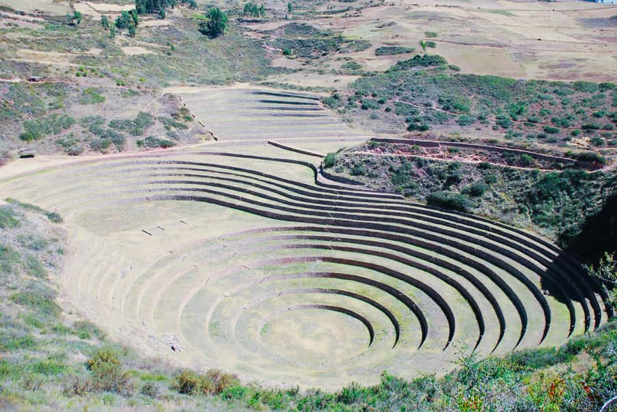 From Cusco:Chinchero, Moray, Maras, Ollantaytambo with lunch - Moray’s circular terraces and the agricultural question