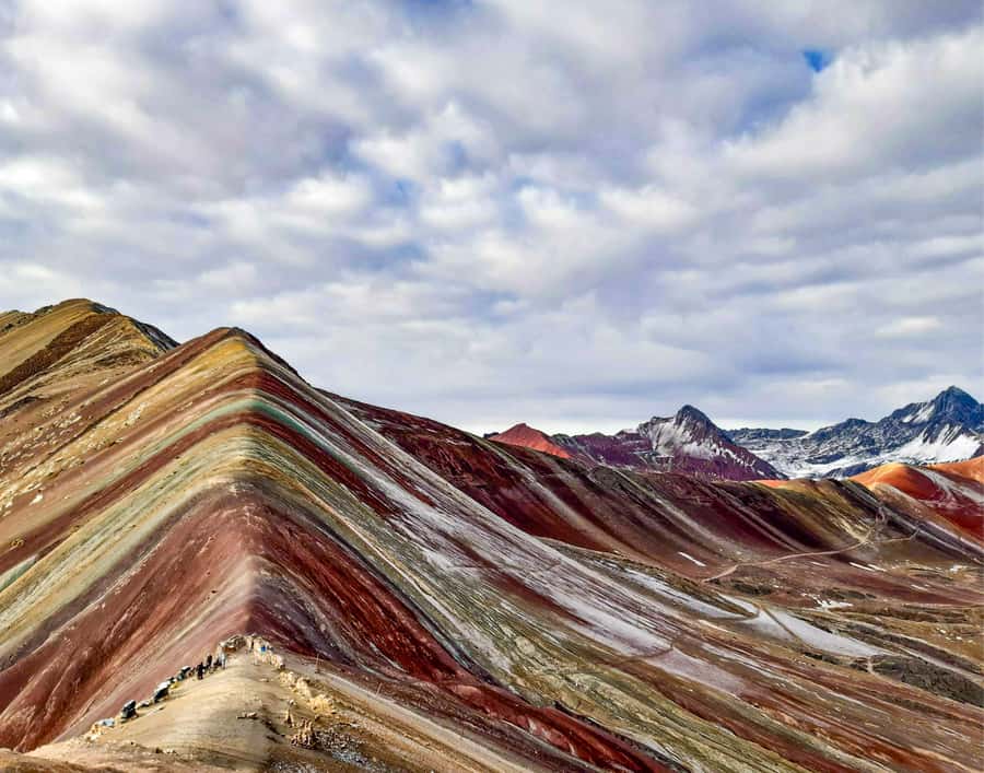 From Cusco: Full Day Rainbow Mountain + Red Valley | PRIVATE - The downhill walk and Cusipata lunch