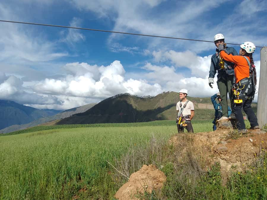 From Cusco: Half-Day Zip Line Adventure - The third cable gives you room to move