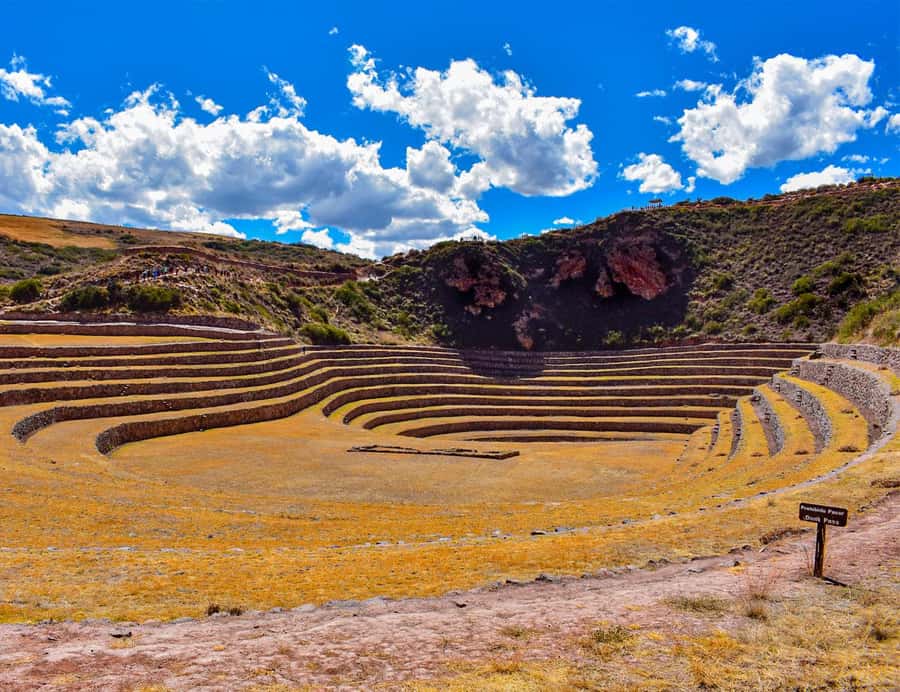 From Cusco: Moray, Maras Salt Mines & Chinchero Weavers Tour - Moray: Inca terraces high above the Sacred Valley