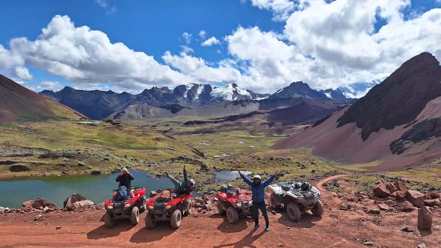 From Cusco: Mountain of colors and red valley on ATVs - Why this ATV route makes Rainbow Mountain easier