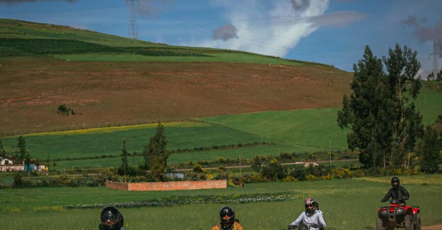 From Cusco: Quad bike tour Moray and Salt Mines - Riding to Moray through the Andes