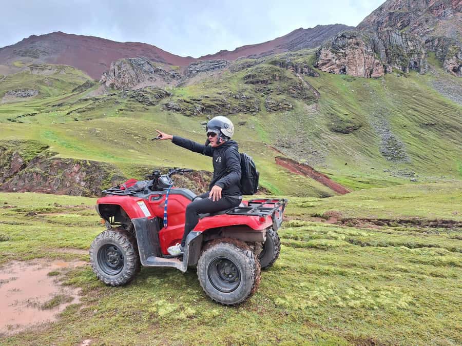 From cusco: Rainbow Mountain ATV Tour with meals - What to bring for a high, cold morning