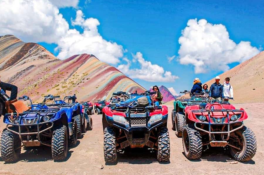 From Cusco: Rainbow Mountain in ATV Quad Bikes + meals - A practical way to reach Rainbow Mountain