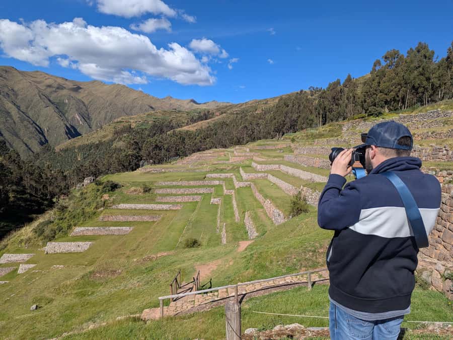 From Cusco: Sacred Valley & Moray, Salt Mines with Lunch - Chinchero, where weaving is still part of daily life