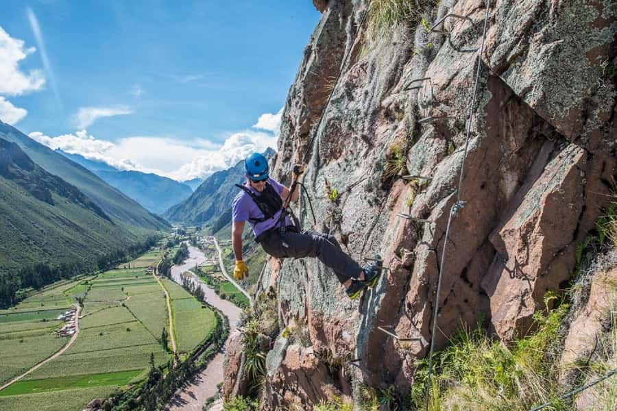 From Cusco: Via Ferrata & Zip Line with lunch - Zip lines from 250 to 700 meters
