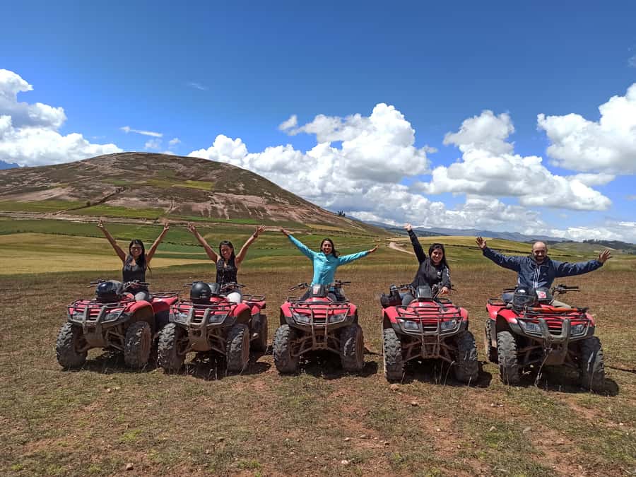 From Cuzco: Salt Mines and Moray Ruins ATV Adventure - Riding through the Sacred Valley