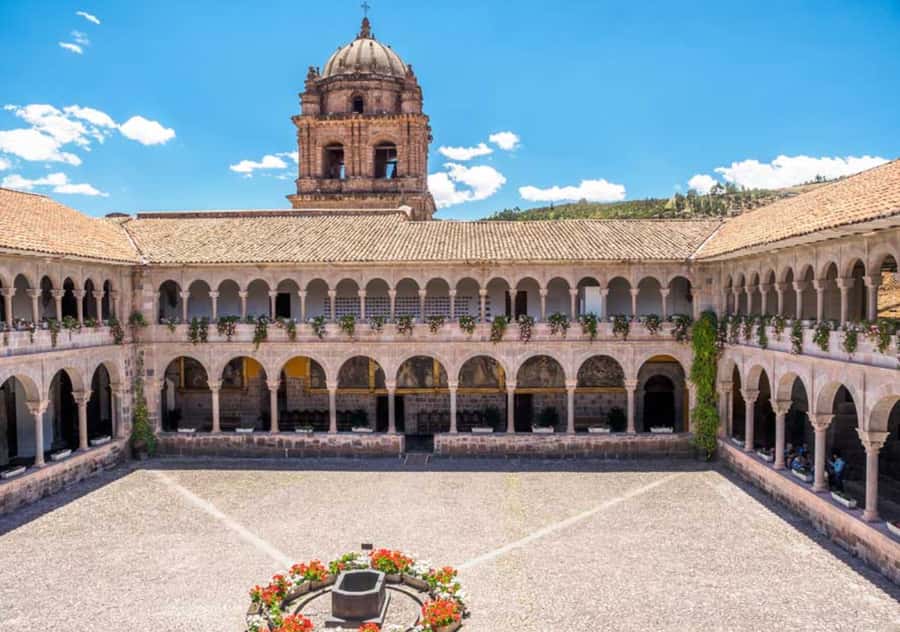 In Cusco: Saqsaywaman, Qenqo, Pukapukara, Tambomachay. - Qoricancha, the Inca center beneath the Spanish church