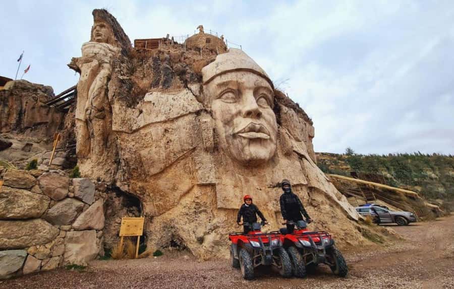 New attraction Morada de los dioses in ATVs - Learning the ATV before the route begins