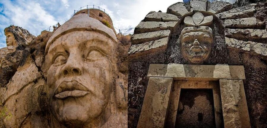 New attraction Morada de los dioses in ATVs - Meeting the stone figures at the Abode of the Gods
