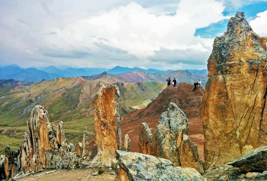 Palcoyo mountain hiking + stone forests - Why Palcoyo is more than a rainbow mountain stop