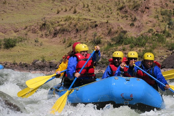 Rafting & Zip line Urubamba River 1 Day - Ziplining across the river