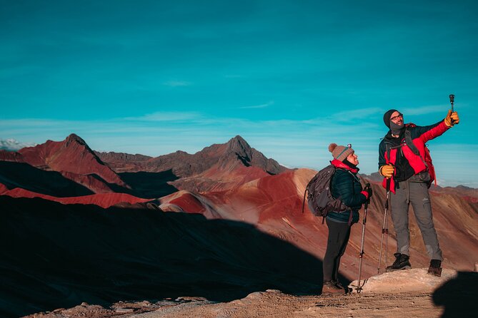Rainbow Mountain and Red Valley Hike – 2 Days / 1 Night - Puka Pass brings the first view of Ausangate