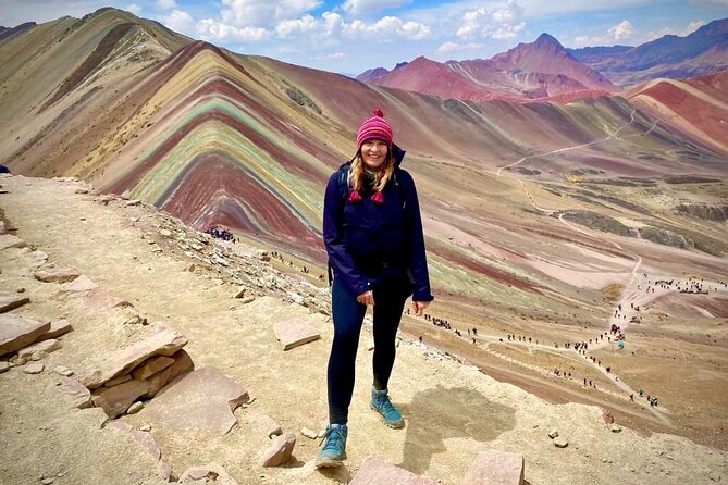 Rainbow Mountain Beat-the-Crowd: 7 AM Departure (Small groups) - At the summit, Vinicunca and Ausangate