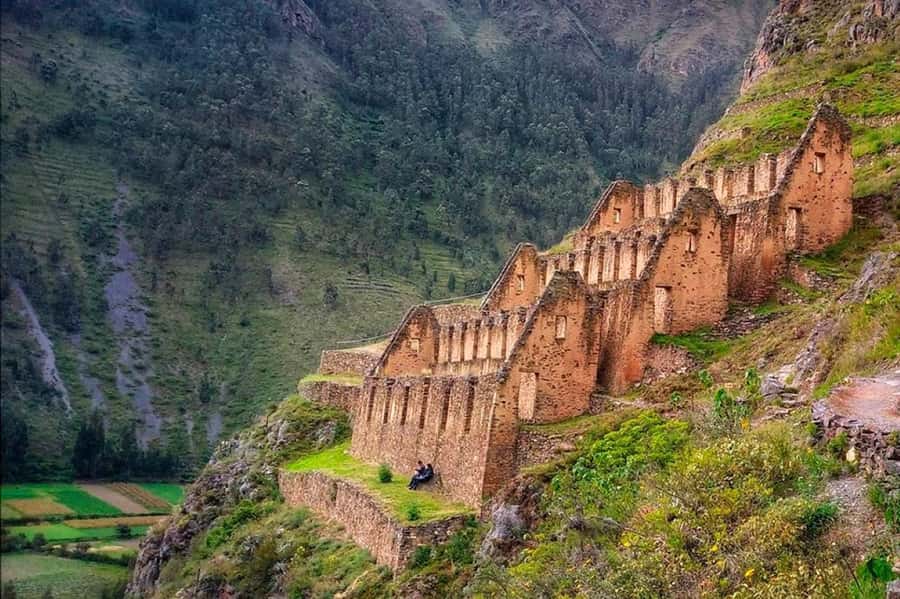 Sacred Valley: Chinchero, Moray, Ollantaytambo & Pisac+Lunch - Pisac ruins and the artisan market