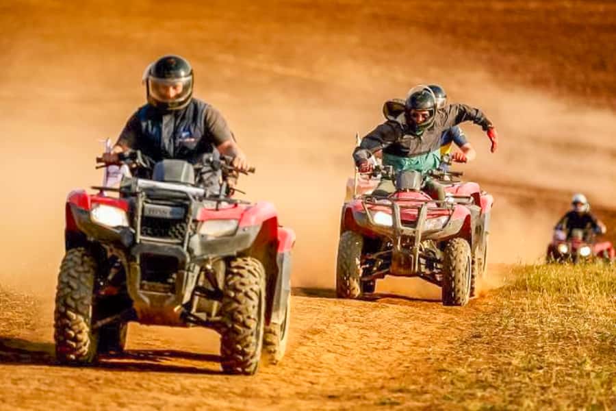 Sacred Valley: Huaypoo Lagoon and Maras by Quad Bike - ATV - Learning the ATV before Huaypo Lagoon