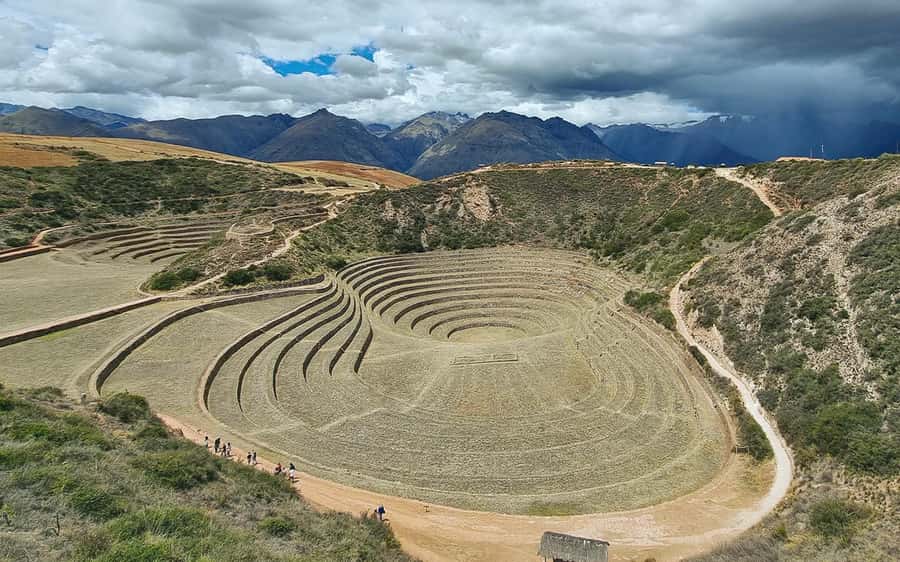Sacred Valley Tour 1 Day - Maras Salt Mines and a mountainside of salt pans