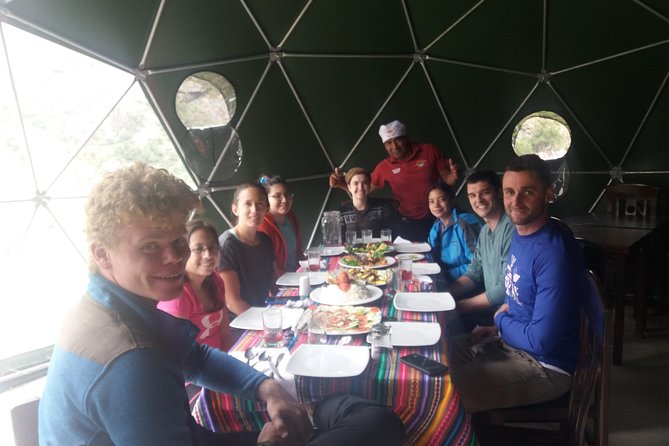 Salkantay Trek 4 Days to Machu Picchu by Glamping Sky Lodge Dome - Day 3: Waterfalls, coffee country, and the upper jungle