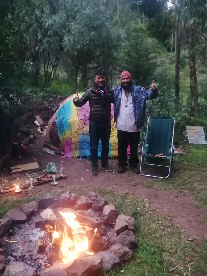 San Pedro Wachuma Ceremony in Cusco - Espiritual Tour - The fire is the center of the night