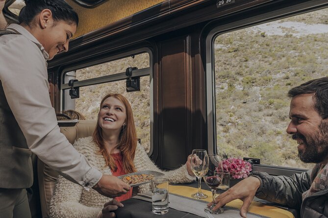 The First Class Machu Picchu Train by Inca Rail - Three-course meals, wine, and live music