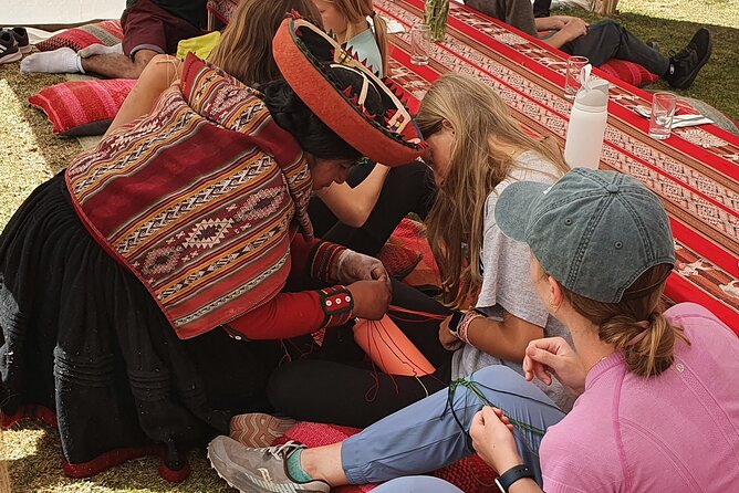 The Textile Workshop Experience in Cusco Region - Lunch that turns a lesson into a visit with a family